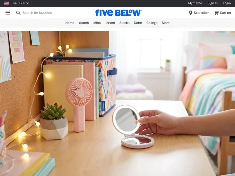 Dorm-friendly lifestyle finds including a mini fan, succulent, and storage bin